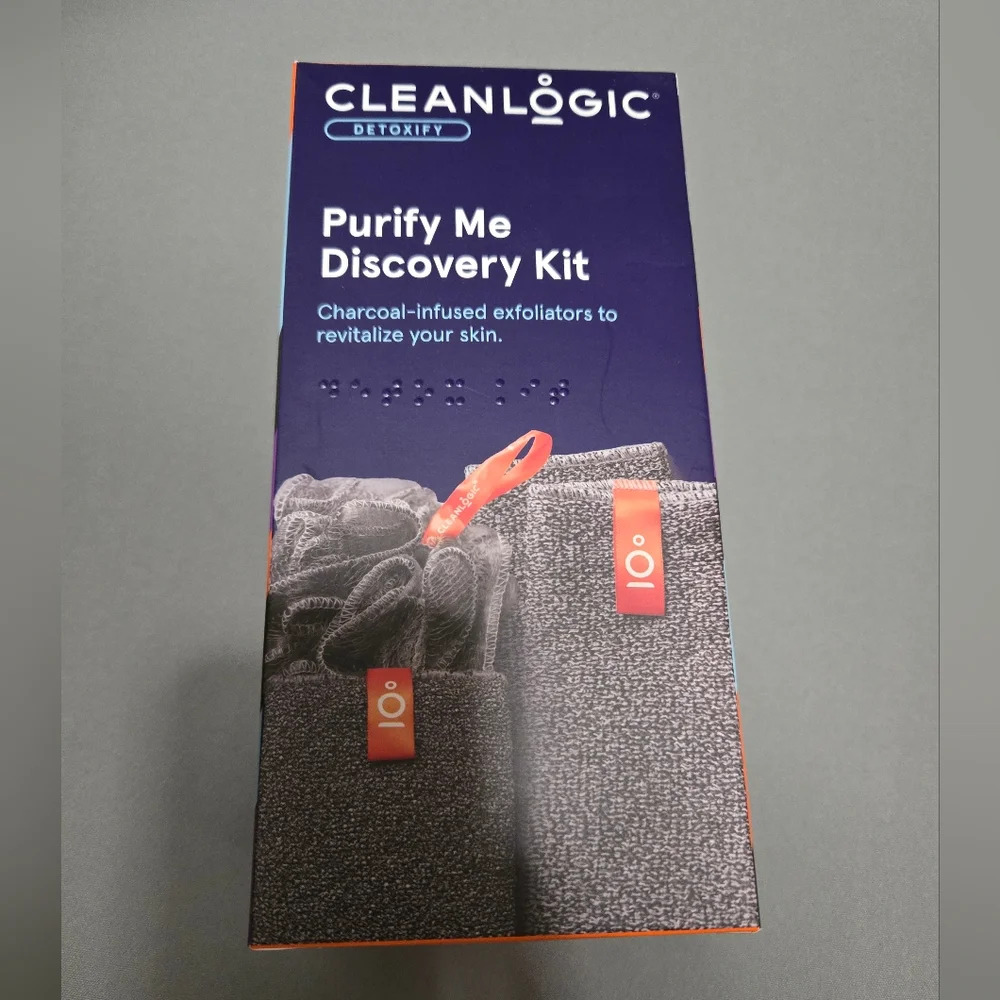 Cleanlogic Detoxify Purify Me Discovery Exfoliating Kit Gift Set NEW